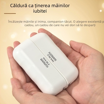 Încălzitor magnetic despărțibil pentru mâini, mini portabil 2-in-1 USB reîncărcabil