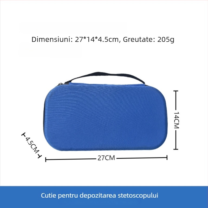 Eva cutie pentru depozitare stetoscop – Geantă medicală de uz casnic, multifuncțională, dimensiuni 27×14×4,5 cm