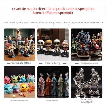 Figurină personalizată din rășină PU – mascotă 3D drăguță
