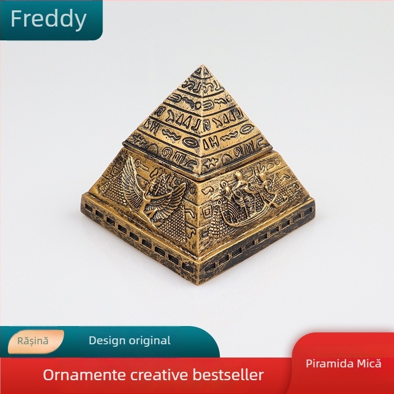 Piramidă din rășină pentru birou – ornament decorativ și organizator de bijuterii