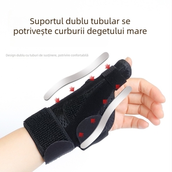 Protecție pentru încheietură respirabilă cu protecție pentru degetul mare și bandă Velcro pentru alergare și fitness