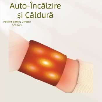 Brățară pentru încheietură autoîncălzită, confortabilă și respirabilă, pentru ciclism și alergare, caldă și protecție anti-entorsare