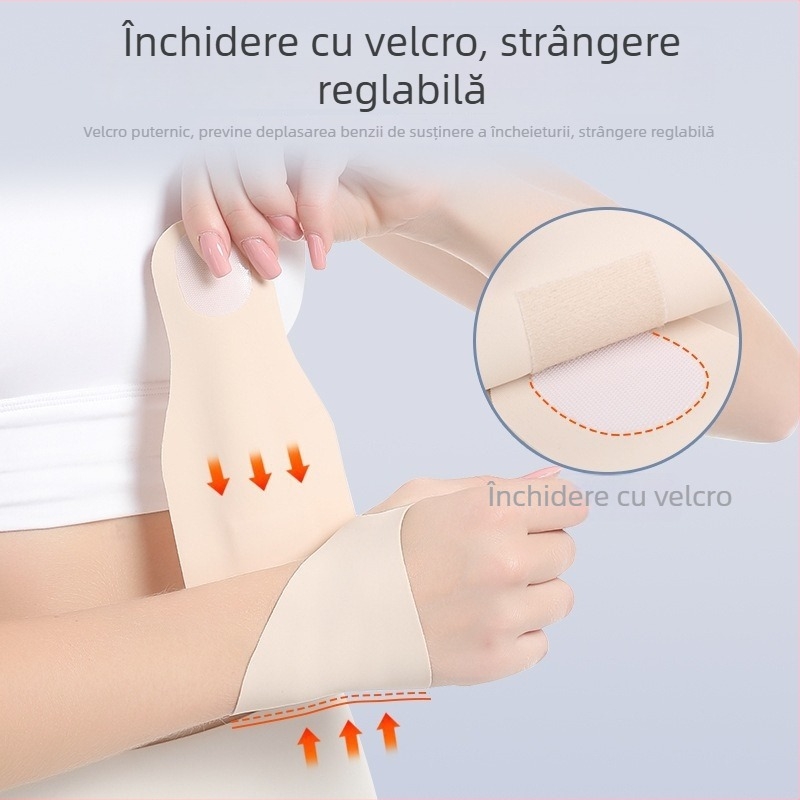 Protecție pentru încheietura mâinii la badminton și tenis – anti-entorsă, suport de încheietură cu compresie pentru tendoane, stabilizare a articulației, ușor pentru femei