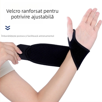 Brățară de susținere a încheieturii, unisex, cu compresie anti-entorsare, pentru exerciții la banca de împins și ridicări