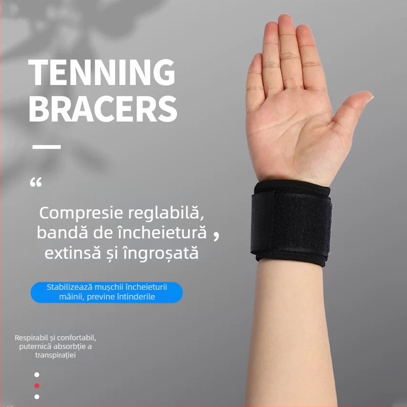 Volo bandaj pentru încheietura din cauciuc – protecție compresivă pentru baschet, badminton și volei