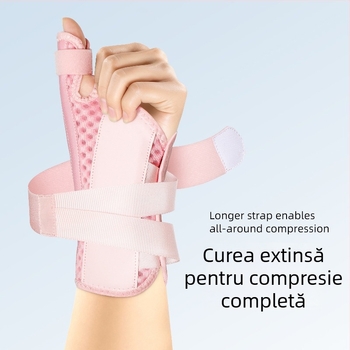 Protecții de încheietură respirabile cu Velcro pentru fixarea degetului mare, mărime universală, pentru badminton, alergare și fitness