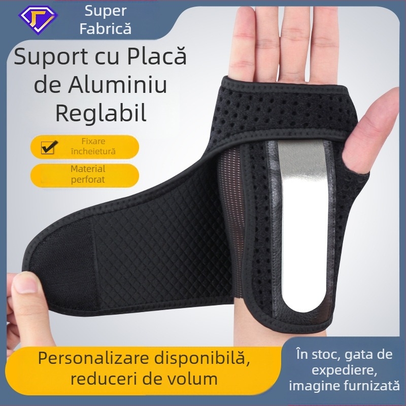 Protecție pentru încheietură cu placă de oțel pentru antrenamente la bară orizontală, protecție pentru articulații și tendoane, reabilitare după entorse, mănuși pentru bărbați