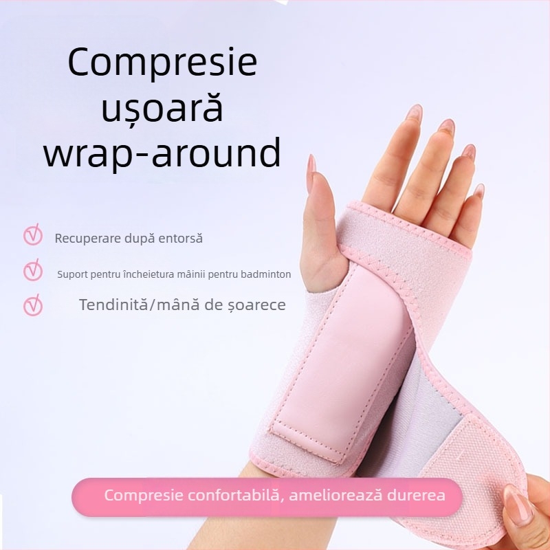 Brățară reglabilă pentru încheietură cu placă din oțel detașabilă pentru palmă, protecție a încheieturii pentru baschet