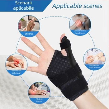 Manșetă reglabilă pentru încheietură cu protecție a tendonului la degetul mare, mănuși respirabile pentru încheietură