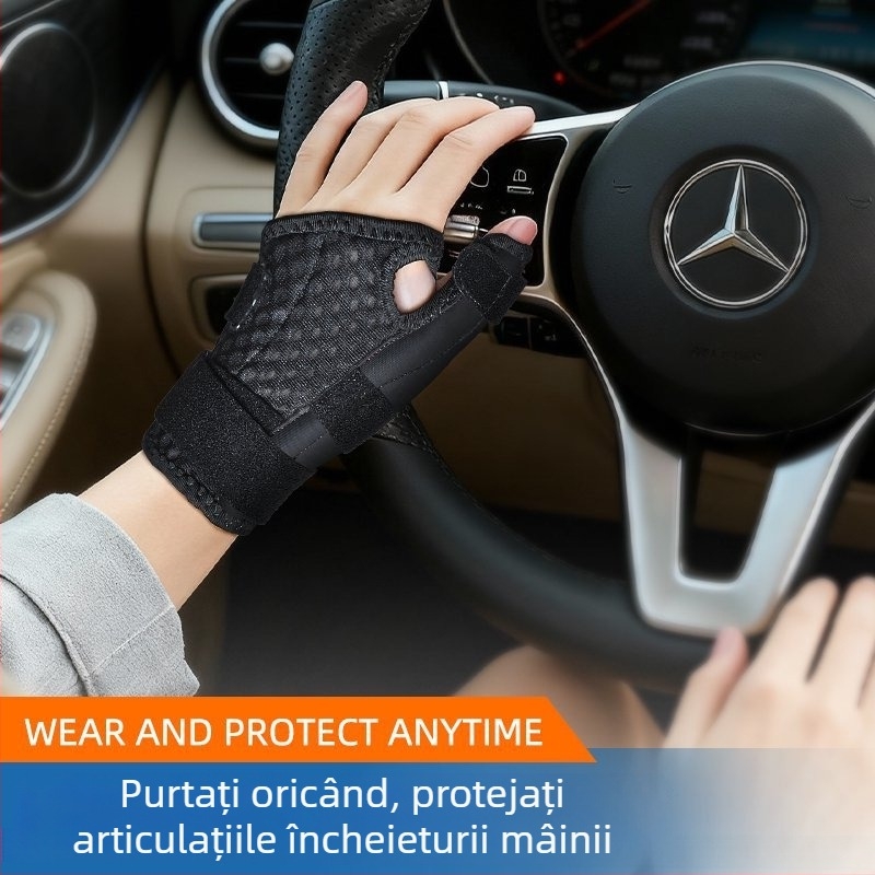 Manșetă reglabilă pentru încheietură cu protecție a tendonului la degetul mare, mănuși respirabile pentru încheietură