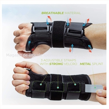 Bandă de fixare a încheieturii cu placă de oțel