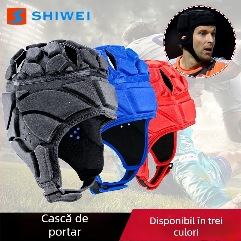 Protecție pentru cap cu burete pentru fotbal și rugby – cască de antrenament pentru portar