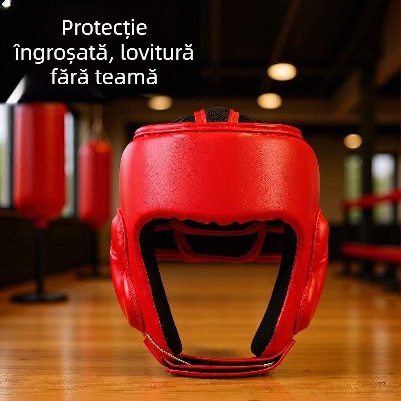 Casca Sanda cu protecție facială pentru adulți și copii – cască de box pentru arte marțiale și fitness
