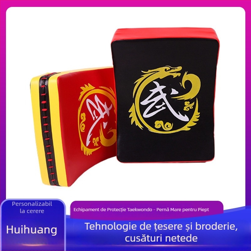 Echipament de protecție Taekwondo cu țintă torace mare, protecție coapsă Muay Thai și Sanda, pentru antrenamente de sparring