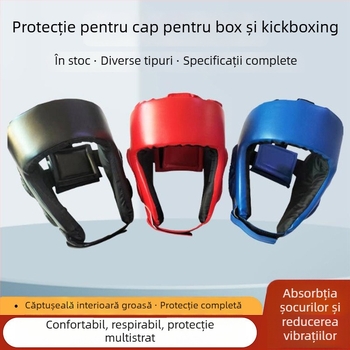 Protecție cap Sanda cu vizieră, pentru adulți și copii, cască pentru box și arte marțiale