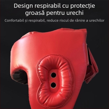 Protecție cap Sanda cu vizieră, pentru adulți și copii, cască pentru box și arte marțiale