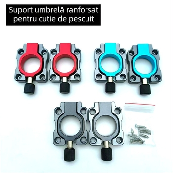 Suport pentru umbrelă și cutie de pescuit din aliaj de aluminiu