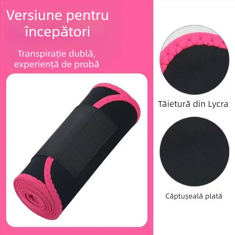 Xinyue Centură de talie din neopren pentru fitness – curea care intensifică transpirația pentru yoga și alergare, modelare talie și abdomen