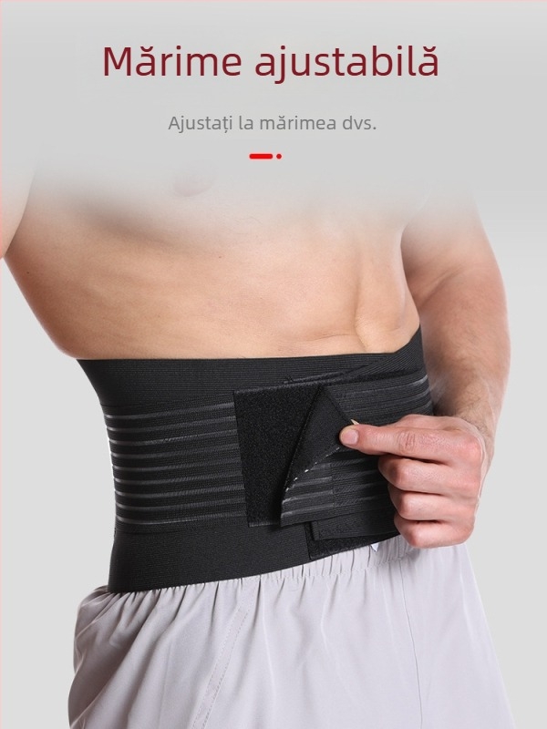 Centură de talie respirabilă pentru fitness și alergare, susținere lombară la genuflexiuni și antrenament abdominal