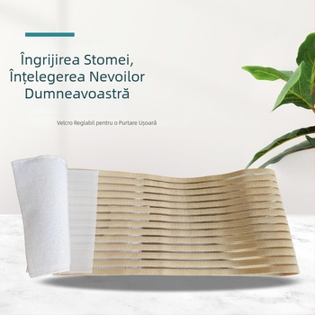 Centură pentru ostomie personalizată, buzunar respirabil și talie mai lată