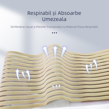 Centură pentru ostomie personalizată, buzunar respirabil și talie mai lată