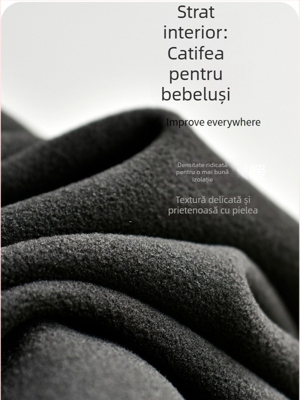 Pantaloni evazați pentru femei cu fermoar frontal, talie înaltă, elastici