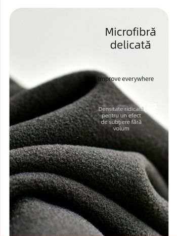 Pantaloni casual pentru femei, cu fleece, talie înaltă și croială ușor evazată, stil japonez-coreean