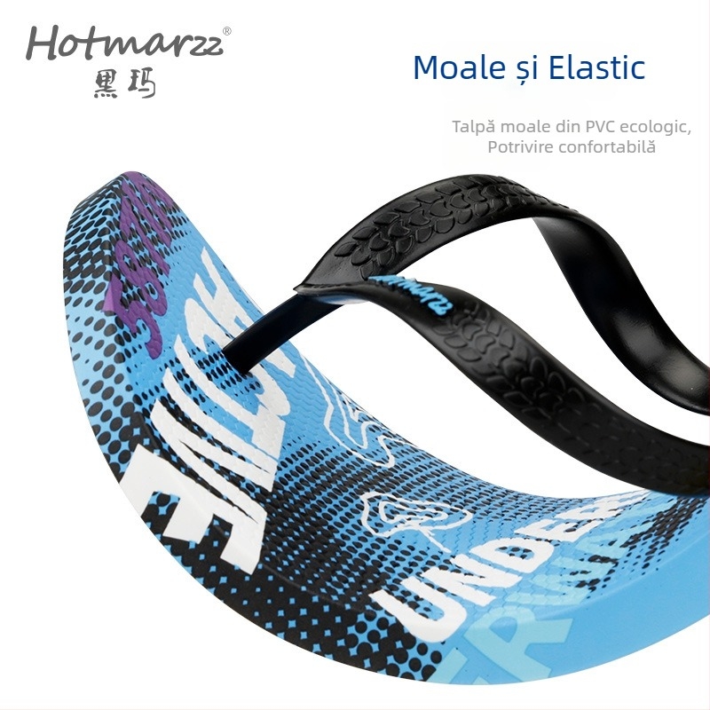Hotmarzz Hemma șlapi bărbați – vară, antiderapante, sandală outdoor PVC pentru plajă și călătorii