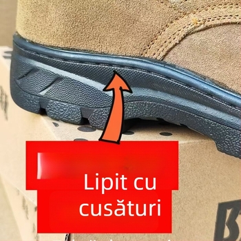 Cizme Martin din piele cu căptușeală de blană, din două straturi de piele, talpă din cauciuc antiderapant, calde și durabile