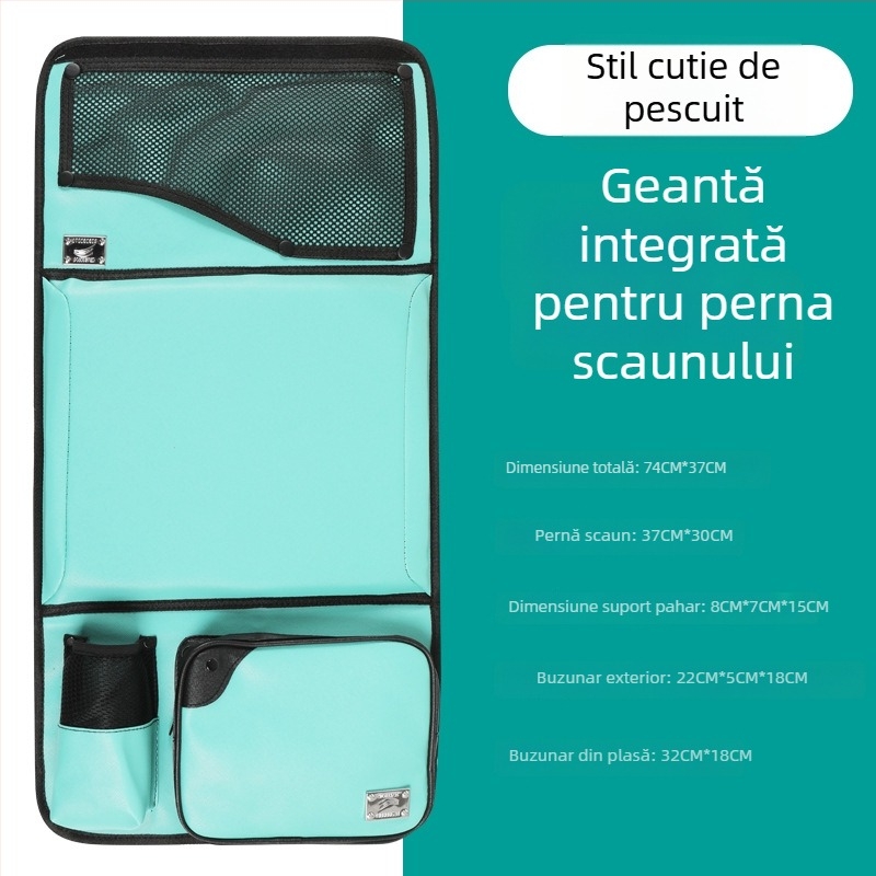Perne de șezut pentru cutia de pescuit și scaun – pernă groasă, multifuncțională, cu buzunar lateral și compartiment pentru vestă, confort ultra-moale pentru toate anotimpurile