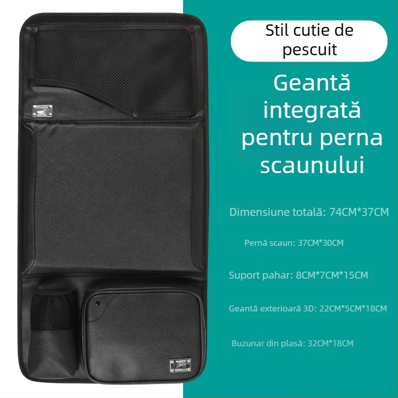 Perne de șezut pentru cutia de pescuit și scaun – pernă groasă, multifuncțională, cu buzunar lateral și compartiment pentru vestă, confort ultra-moale pentru toate anotimpurile