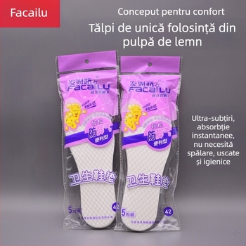 Talpă de unică folosință, subțire, absorb potul, respirante, anti miros, unisex, pot fi tăiate