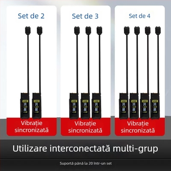 Talpă de pantofi cu vibrații, vibrație sincronă silențioasă și senzor de avertizare bidirecțional