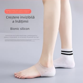 Tălpi invizibile din TPE pentru creșterea înălțimii, 5 cm, semi-tălpi, unisex
