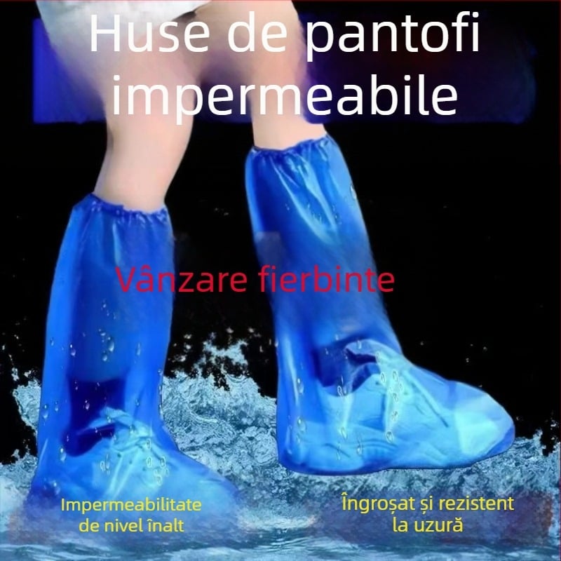 Acoperitoare de pantofi de unică folosință, impermeabile, înalte, elastice, întărite, pentru ferme de porci și acvacultură