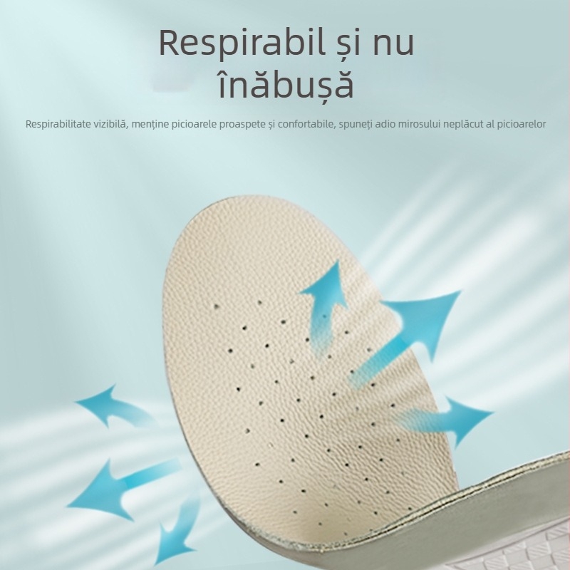 Konbida Xd-2501 tălpi din piele de vițel, respirante, absorbante de șocuri, anti-static, talpă groasă pentru pantofi din piele
