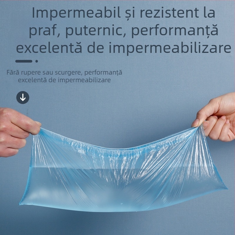 Meiliya Capace pentru pantofi de unică folosință, 80 buc, din plastic, utilizare în interior, impermeabile, anti-alunecare