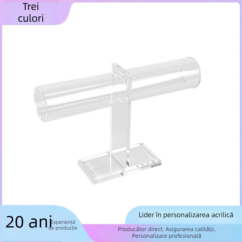 Suport din acril personalizat pentru bijuterii, pentru brățări și coliere