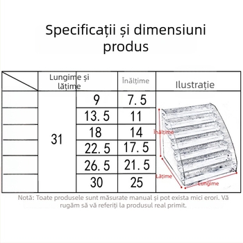 Suport de prezentare pentru ojă, acrilic transparent, scară cu cinci niveluri pentru cosmetice