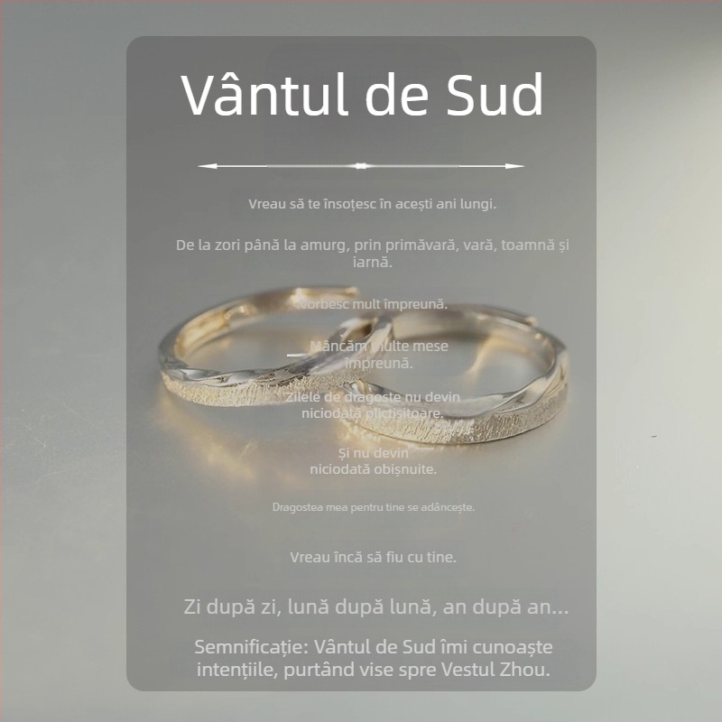 Inel pentru cuplu Mobius din argint 925 – unisex, simbol al iubirii
