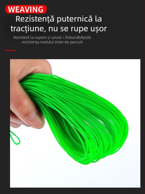 Frânghie maro cu vârf de undiță de pescuit de înaltă densitate