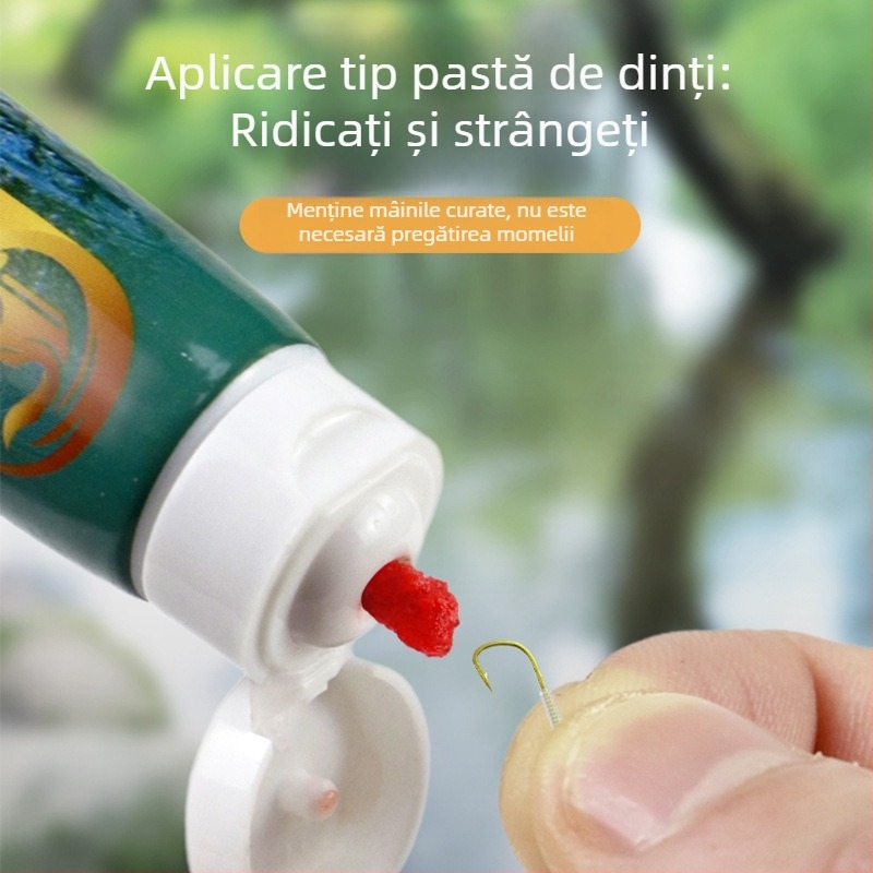 Set de momeli cu gluten pentru pescuit în râu – momeli mici, fără spălare, fără amestec, pentru pești de apă dulce