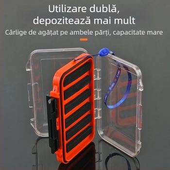 Cutie impermeabilă pentru momeli de pescuit în larg, cu capac mare – pentru momeli moi și artificiale