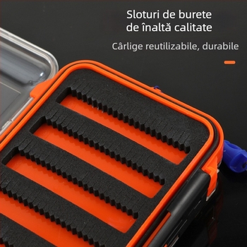 Cutie impermeabilă pentru momeli de pescuit în larg, cu capac mare – pentru momeli moi și artificiale
