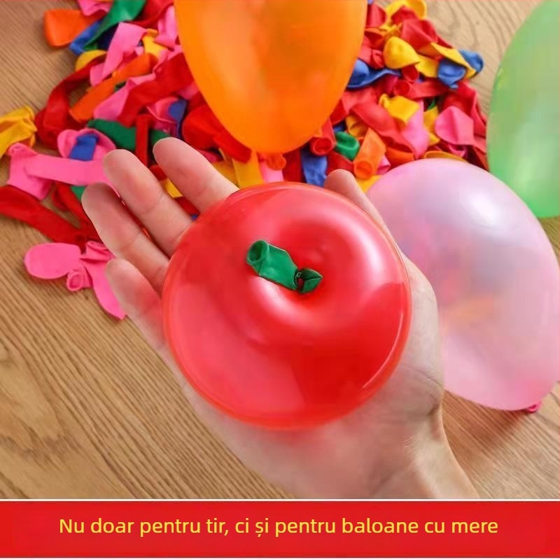 Baloni umpluți cu apă pentru jocuri de tragere la târg de noapte, diametru 12 inch, portocaliu-roșu