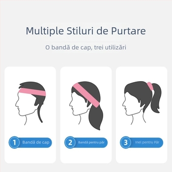 Benzi de păr sportive pentru femei, pentru piețele europene și americane, benzi pentru yoga, absorbante la transpirație, uscare rapidă, accesorii imprimate pentru cap
