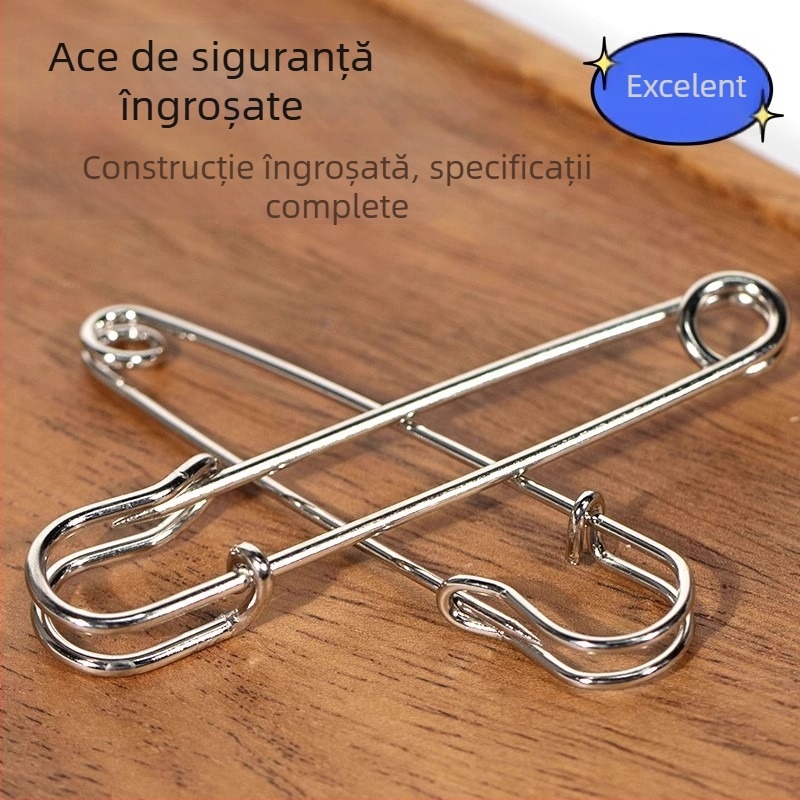 Știft de siguranță din oțel inoxidabil, pentru haine, broșă vintage decorativă, pin decorativ tip clips