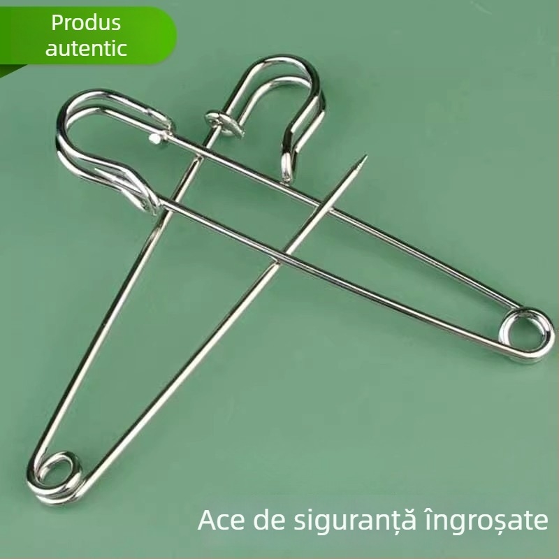 Știft de siguranță din oțel inoxidabil, pentru haine, broșă vintage decorativă, pin decorativ tip clips