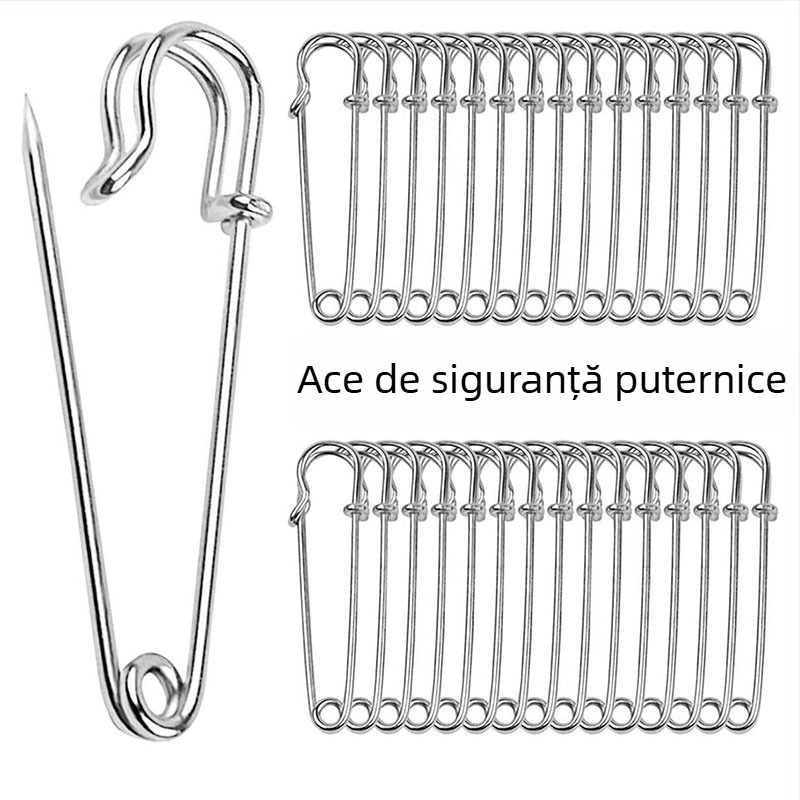 Știft de siguranță din oțel inoxidabil, pentru haine, broșă vintage decorativă, pin decorativ tip clips