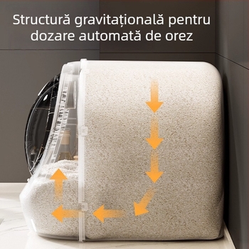 Recipient de depozitare pentru orez, protecție împotriva umezelii și insectelor, cutie de depozitare pentru orez, făină și cereale